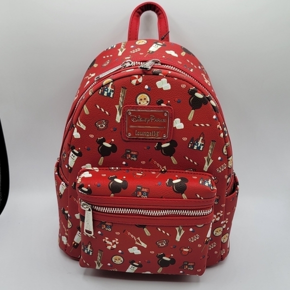 Loungefly Disney Christmas Treats Snacks Backpack - Picture 6 of 6